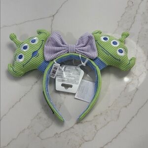 Loungefly Green and Purple Alien Headband